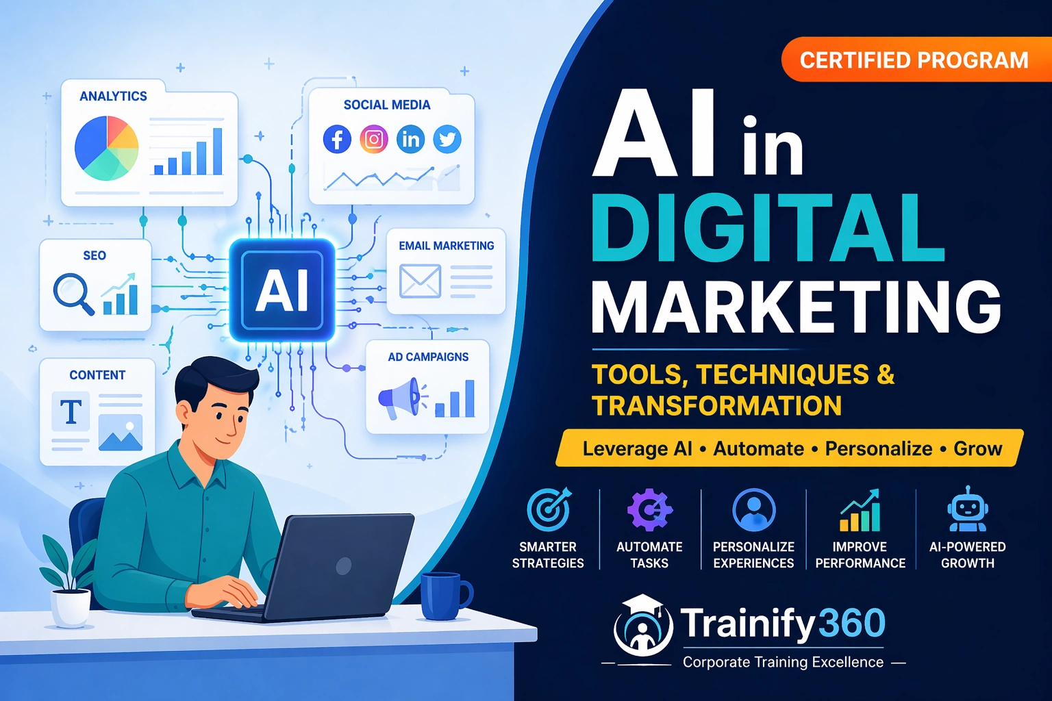 AI in Digital Marketing: Tools, Techniques & Transformation